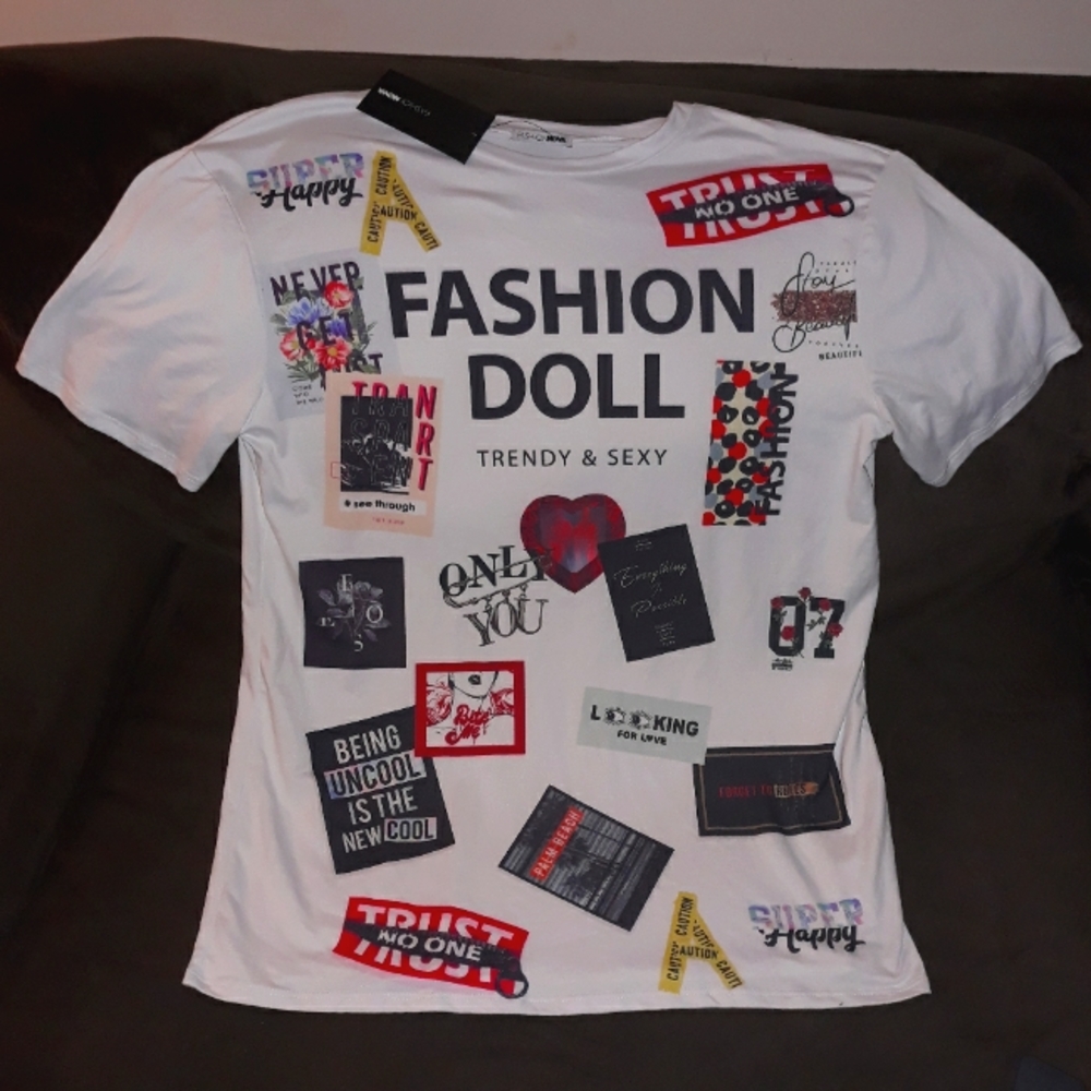 FashionNova 'Fashion Doll' Trendy Shirt